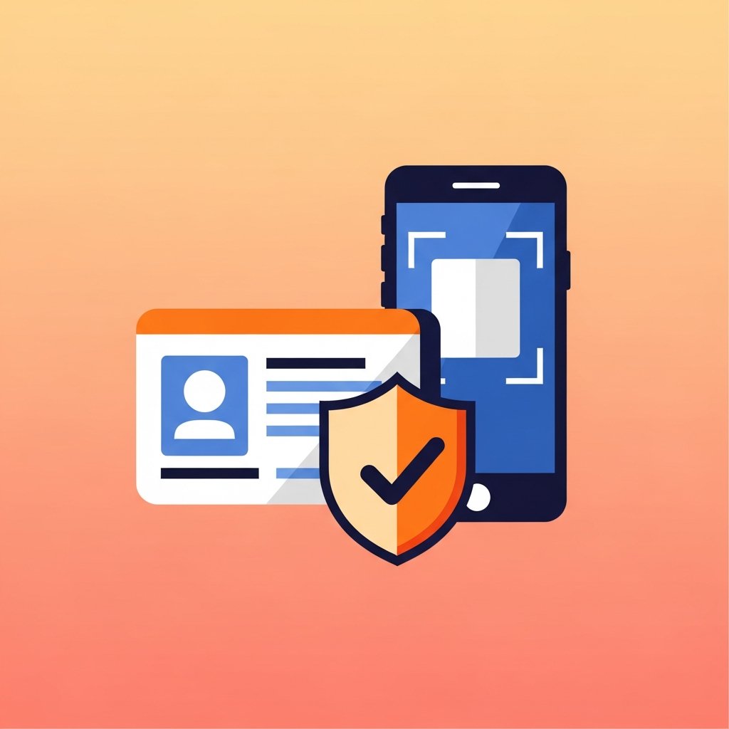 Motorista de aplicativo organizando documentos de crédito e celular com aplicativo financeiro