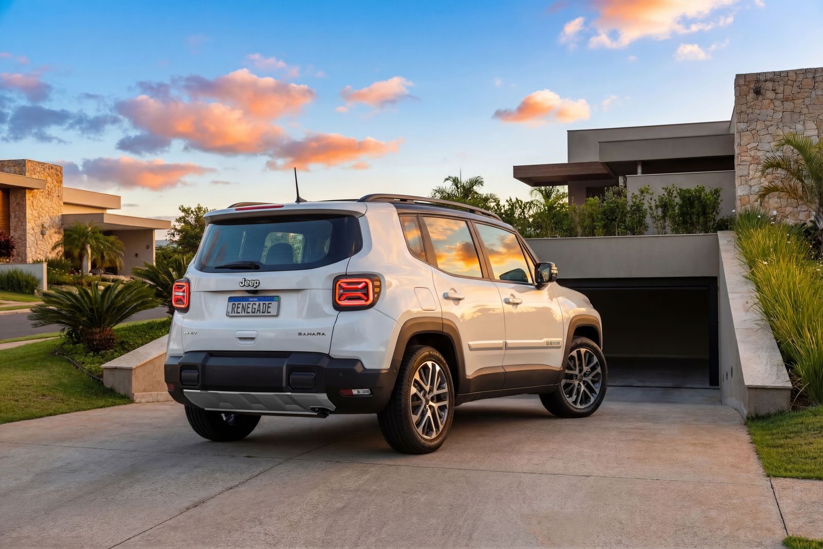 Jeep Renegade MHEV 2026/2027, vista traseira